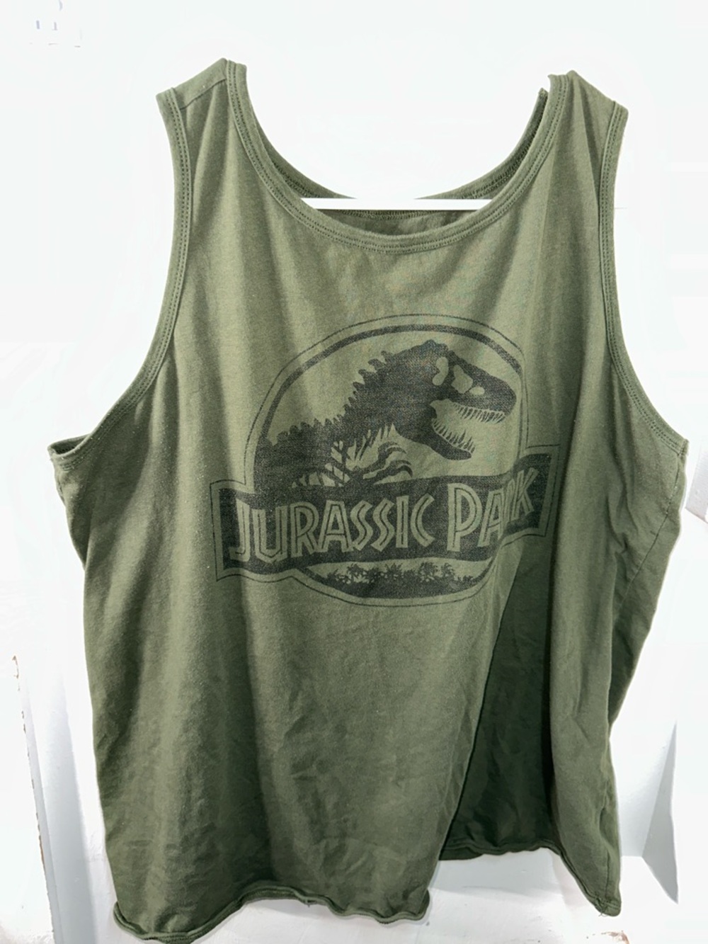 torrid Olive Green Jurassic Park Graphic Tank